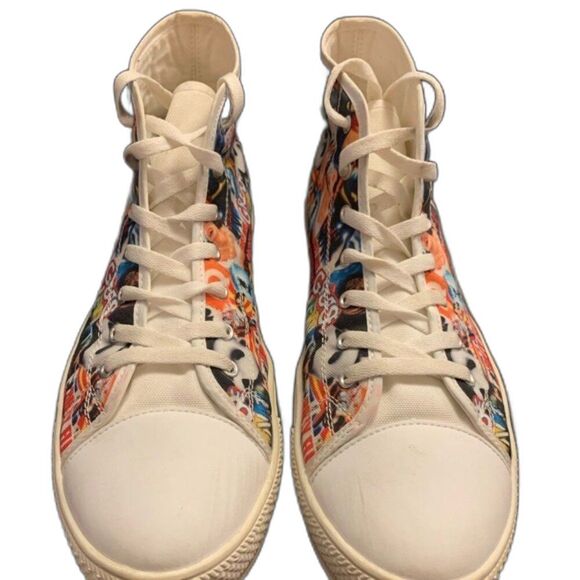 Theater Sneaker (Grease, Mama Mia, Wicked) Converse Style High Top - Picture 1 of 8